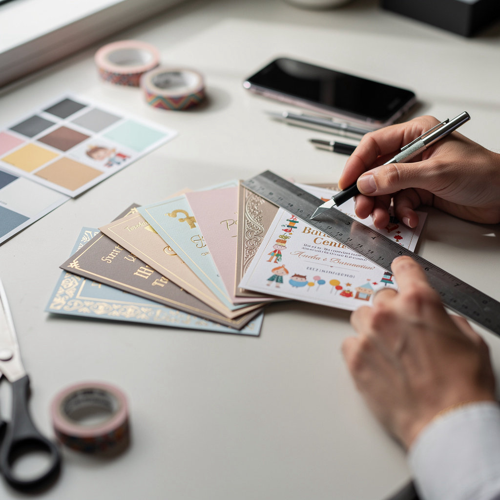 Birthday Invitation professional custom invitation design portfolio showcasing diverse styles for celebrations in Rahovec Kosovo